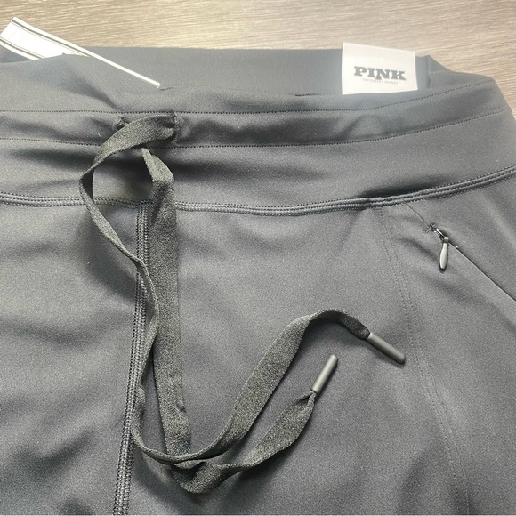 Victoria Secret/Pink. Black Jogger Pants. Size Large. - Picture 9 of 12